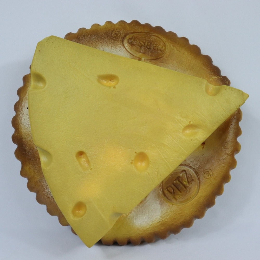 Nabisco Ritz Cracker And Cheese Foam Hat Green Bay Packers Cheesehead Rare VTG